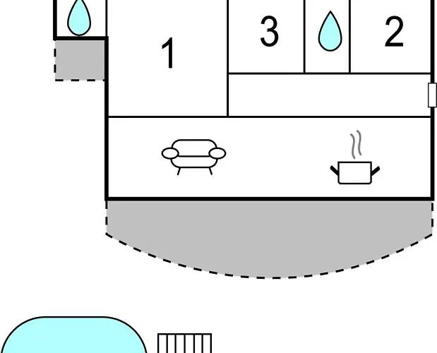 公寓 Three-bedroom In *